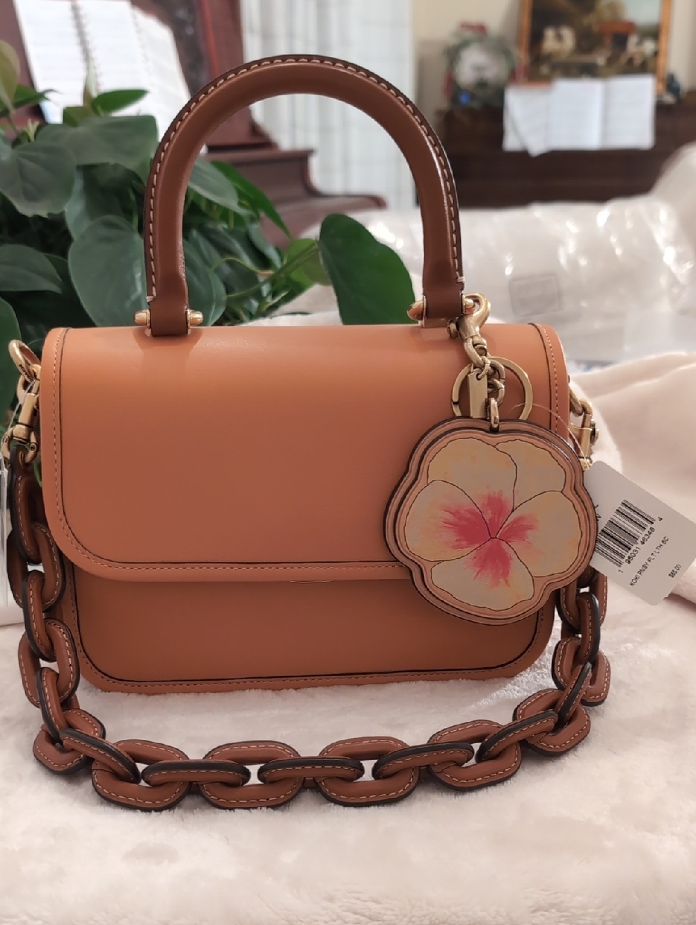 ❤️NWT❤️ Coach Rogue Top-Handle Shoulder Bag Color Block, Faded Orange Multi